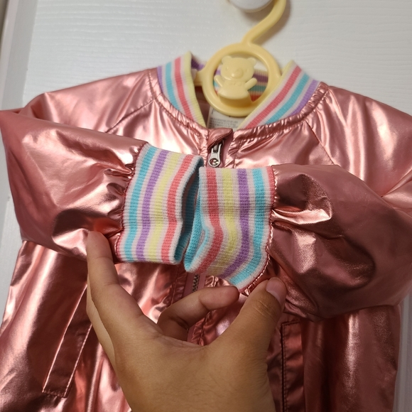 First Impressions rose gold bomber 6-9 months - Picture 6 of 8